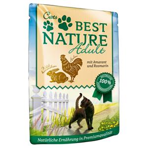 Best Nature 16x 85g  Cat Adult Konijn met Kip & Amaranth nat kattenvoer