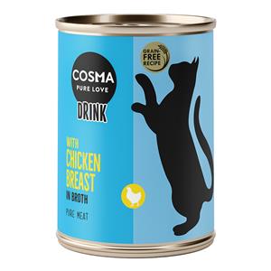 6x100 g Cosma Drink Kipfilet Katten Natvoer