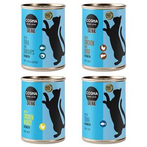 Cosma 6x100 g  Drink Mix Katten Natvoer