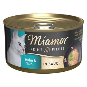 24x85g Miamor Fine Filets in Saus Kip & Tonijn nat kattenvoer