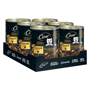 Cesar Natural Goodness Multipack - Kip en Superfoods (6 x 400 g)