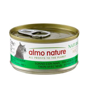 Almo Nature HFC Natural 6 x 70 g Tonijn met Mais