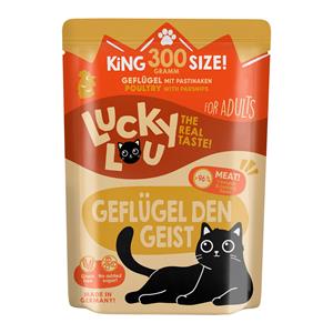 6x300g Lucky Lou Adult Gevogelte nat kattenvoer