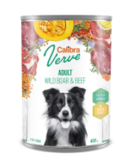 Calibra Verve graanvrij adult wild zwijn en rund honden natvoer 400gr