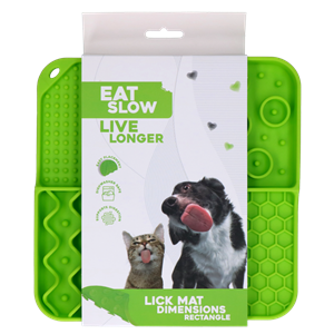 Honden-likmat Eat Slow, groen