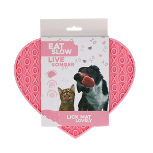Petsexclusive Eat Slow Live Longer Lick Mat Lovely Pink