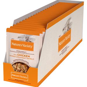 Nature’s Variety Nature's Variety Bites in Saus 22 x 85 g Kattenvoer - met Kip