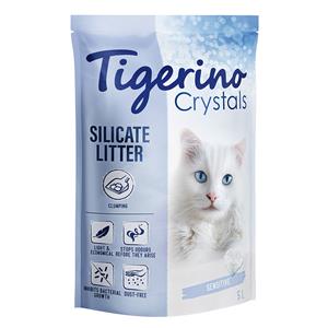 Tigerino Crystals Sensitive, parfumvrij - klonterende kattenbakvulling - 5 l