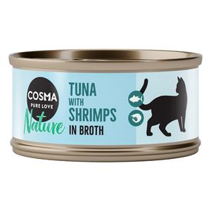 6x70g Nature Tonijn & Garnalen Cosma Kattenvoer