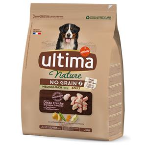 Affinity Ultima 3 x 2,7kg Ultima Nature Medium / Maxi Kalkoen droogvoer voor honden