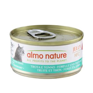 Almo Nature HFC Natural 6 x 70 g - HFC Forel & Tonijn in Gelei