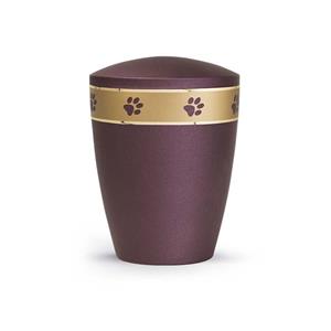 urnwebshop Dieren Urn Fluweel Berry (1.5 liter)