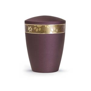 urnwebshop Dieren Urn Fluweel Berry (1.5 liter)