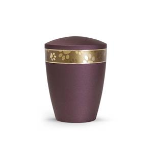 urnwebshop Kleine Dieren Urn Fluweel Berry (0.5 liter)