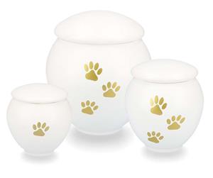urnwebshop Kleine Dieren Urn Matwit (0.5 liter)