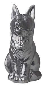 urnwebshop Urn voor Hondje of Asbeeld Hond Antraciet (0.65 liter)