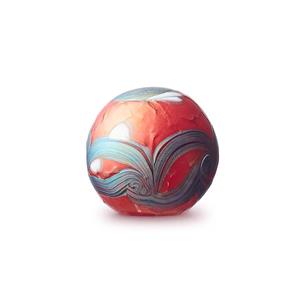 urnwebshop Glazen Mini Bal Dieren Urn Elan Bulb Red (0.1 liter)