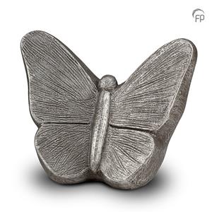 urnwebshop Grote Mariposa Vlinder Dieren Urn, Zilverkleur (3.4 liter)