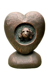 urnwebshop Keramische Honden Urn Hondje (1 liter)