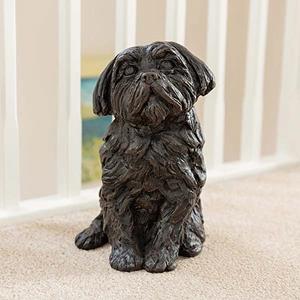 urnwebshop Honden Urn of Asbeeld Zittende Shih Tzu (ca. 1.6 liter)