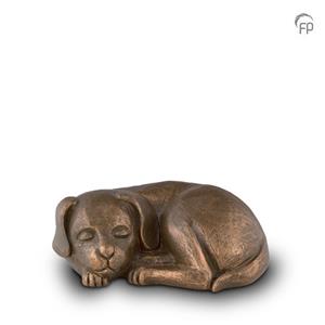 urnwebshop Keramische Honden Urn Slaap Zacht (0.5 liter)