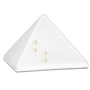urnwebshop Middelgrote Dieren Piramide Urn Matwit, met Pootjes (1.5 liter)