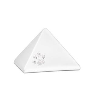 urnwebshop Kleine Dieren Piramide Urn Matwit, Swarovski Pootje (0.5 liter)