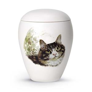 urnwebshop Kleine Katten Urn Luna (0.5 liter)