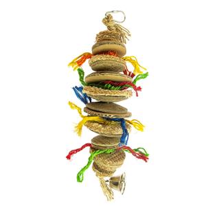 Duvo+ Sisal Koker Met Karton En Cocos L - 36,8x8,9x8,9cm