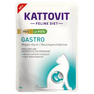 Kattovit 30x 85g  Gastro Paté met kalkoen, nat kattenvoer