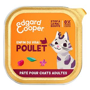 Edgard & Cooper 6x85g  Adult Graanvrije Kip Paté - Paté pour chat