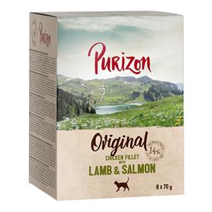 Purizon Adult 6 x 70 g - Graanvrij - Kip met Lam & Zalm