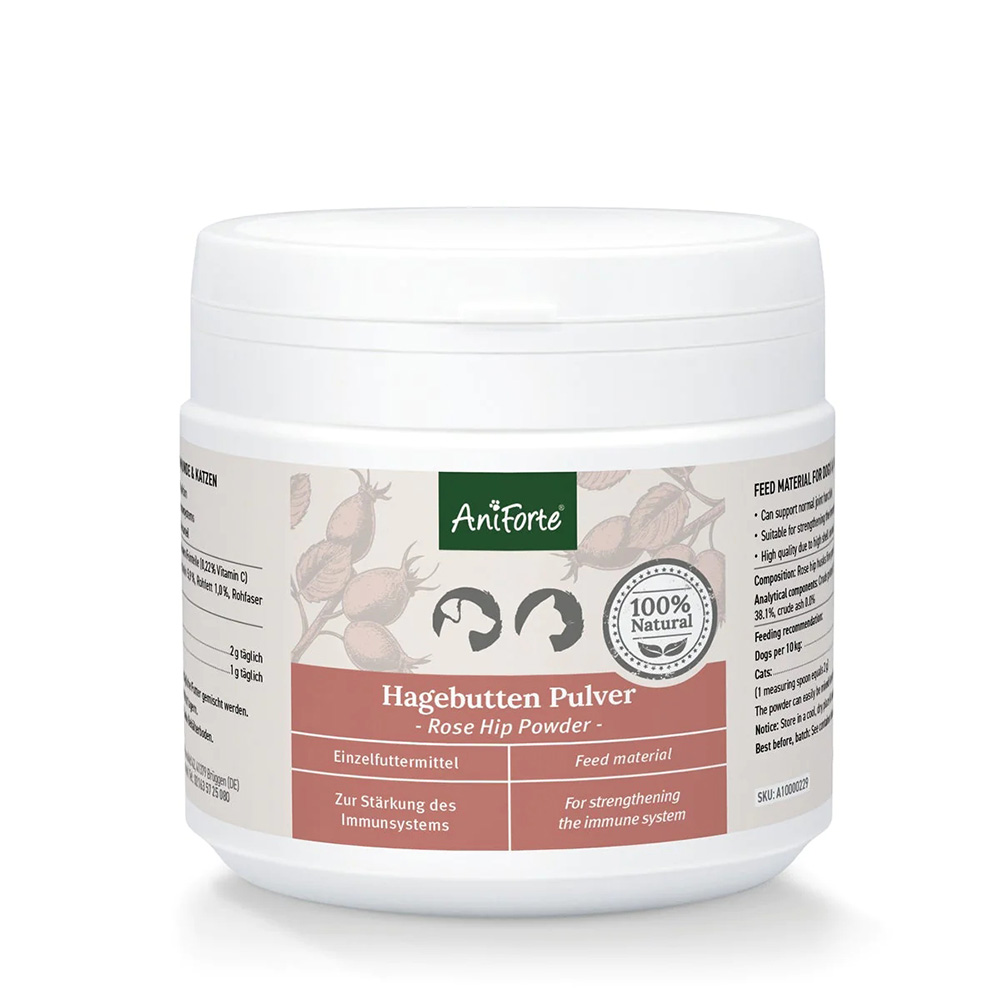 250g AniForte rozenbottelpoeder supplement voor honden