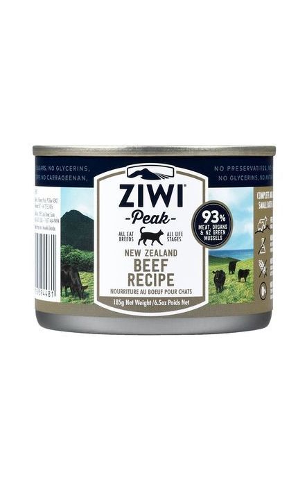 Ziwi Peak natvoeding voor de kat Rund 185 gr.