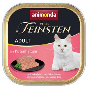 6x100g Adult Kalkoenharten animonda Vom Feinsten Kattenvoer