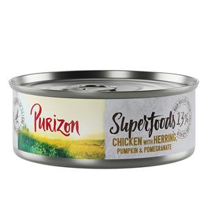 Purizon Superfoods 6 x 70 g - Kip met haring, pompoen en granaatappel