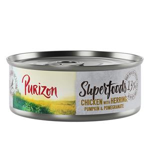 Purizon Superfoods 6 x 70 g - Kip met haring, pompoen en granaatappel