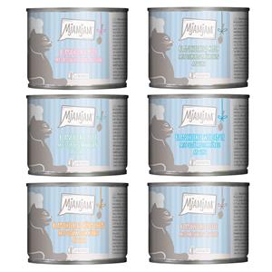 6x185g Mixpack MjAMjAM (6 soorten) nat kattenvoer
