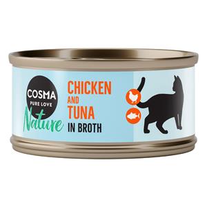 6x70g Nature Kippenborst & Tonijn Cosma Kattenvoer