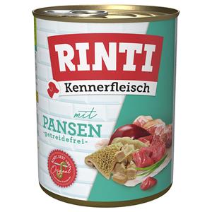 6x800g "Kennerfleisch" Pens RINTI Hondenvoer
