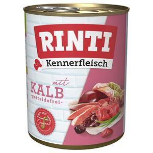 6x800g "Kennerfleisch" Kalf RINTI Hondenvoer