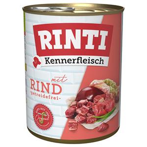 Rinti 6x800g Kennerfleisch Rund  Hondenvoer