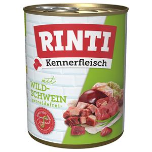 RINTI "Kennerfleisch" 6 x 800 g - Wildzwijn