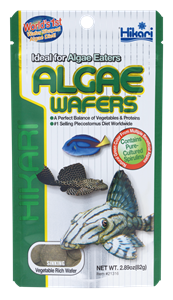 Hikari Algae Wafers 82g - Voer voor Plecostomus & Algeneters Rijk aan Spirulina