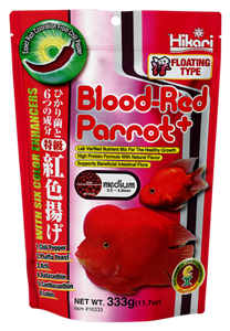 Hikari Blood-Red Parrot Medium 333g - Speciaalvoer voor Kleurrijke Cichliden