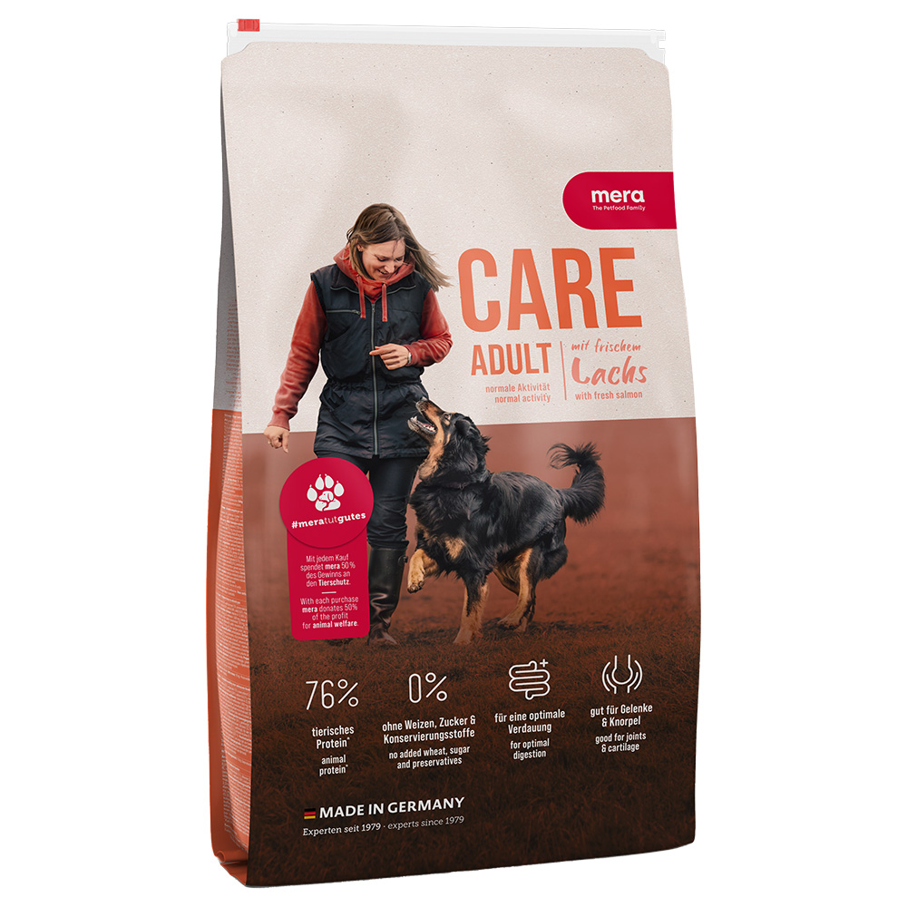 10kg Mera Care Adult Zalm Hondenvoer Droog