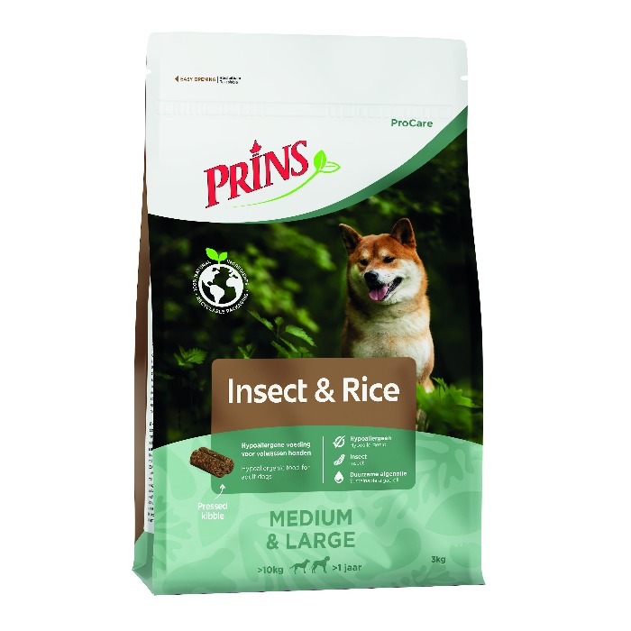 Prins ProCare Hypoallergeen Insect&Rijst Hondenvoer 3 kg