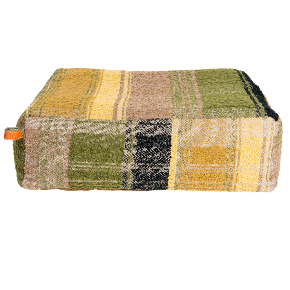 Cloud7 Hondenkussen Cube Tartan, groen