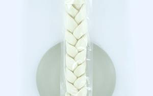 Landman Witte vlechtstaaf van 45 cm voor extra kauwplezier