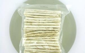 Landman Witte gedraaide staafjes 8mm 100 stuks